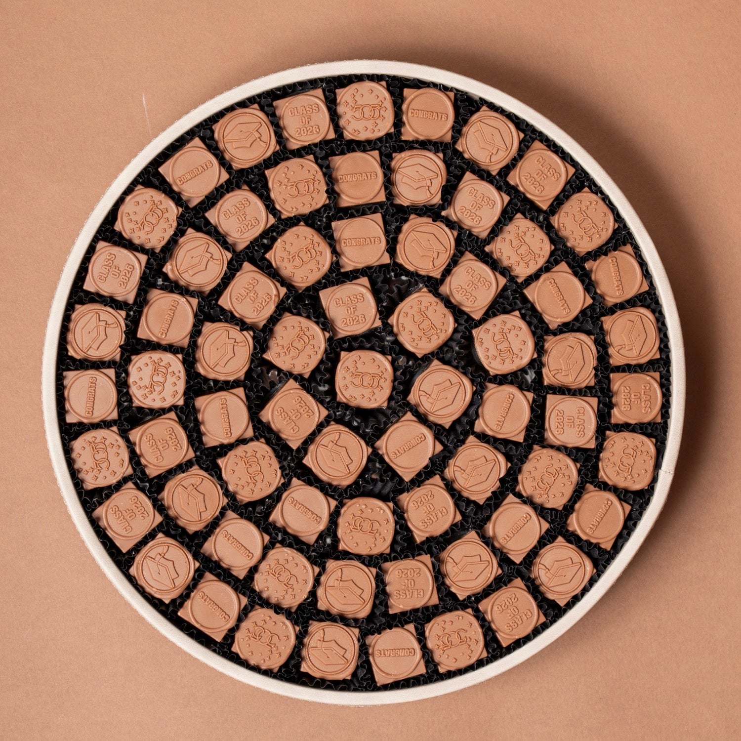 505 graduation stamped tray