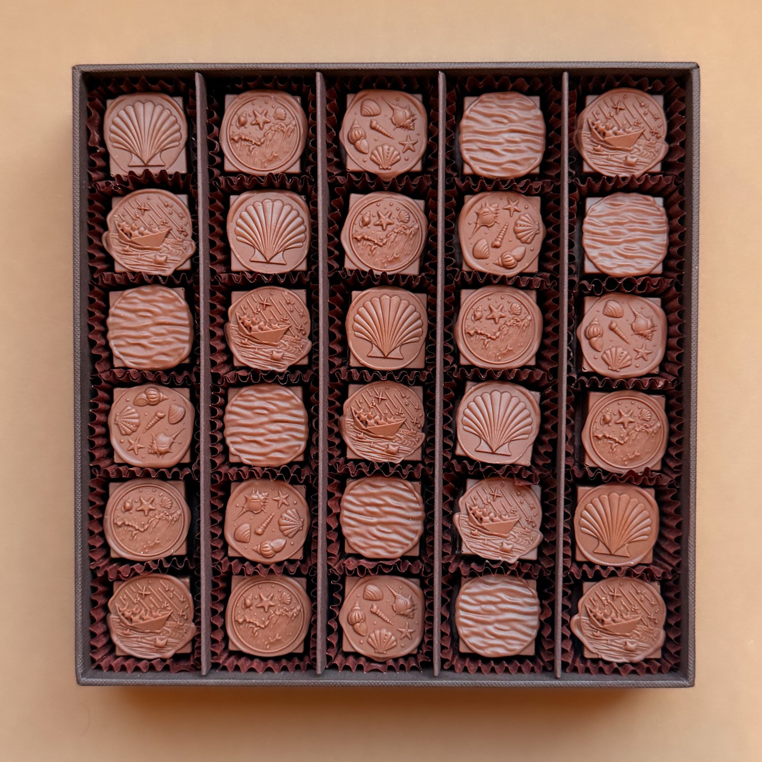 Beach Stamps Chocolate Box