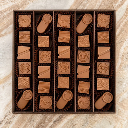 Get well soon gift chocolate box